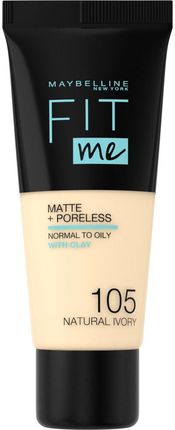 Maybelline New York Fit Me Matte+Poreless podkład matujący 105 Natural Ivory 30 ml