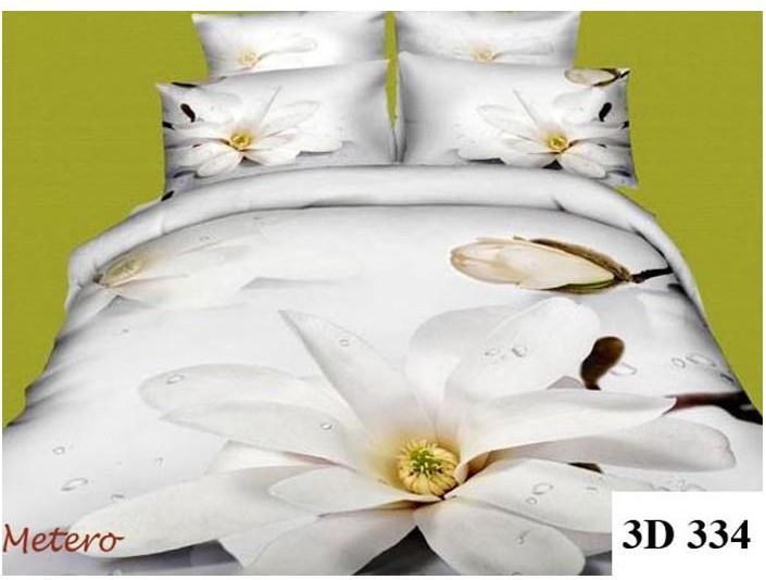 Pościel 3d Foto 200x220 Satyna Bawełniana Komplet 3 Części Wzór