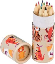 Zdjęcie Rex London Zestaw 12 kredek Rex London Colourful Creatures (26737) - Myszków