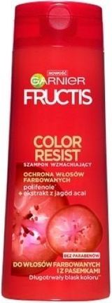 Garnier Fructis Color Resist Szampon ochronny i nadający blask do włosów farbowanych 250 ml