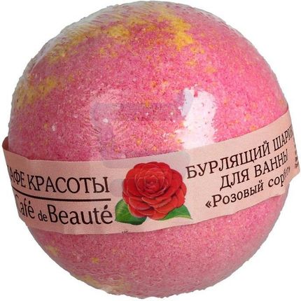 Le Cafe De Beaute Musująca Kula Do Kąpieli Sorbet Różany 120 g