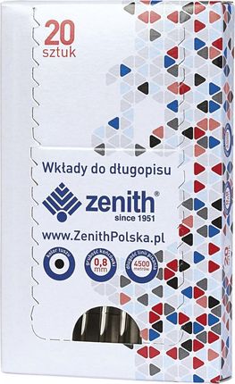 Zenith Wkład Do Długopisu 4/20 Czarny (20Szt)