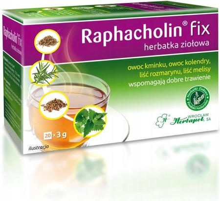 Herbapol Raphacholin fix herbatka ziołowa 20sasz.