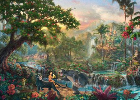 Schmidt Spiele Thomas Kinkade puzzle Księga Dżungli (Disney) (106297)