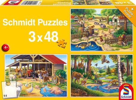 Schmidt Spiele puzzle Moje ulubione zwierzęta (106597)