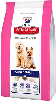 Hill'S Science Plan Canin Small & Miniature Mature Adult 7+ Kurczak 3Kg