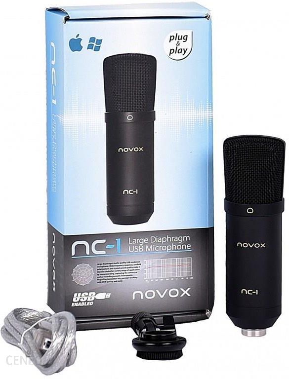  Novox NC-1 Mikrofon Pojemnościowy USB Czarny
