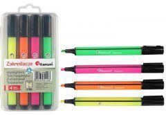 Zdjęcie Titanum Zakreślacze Trójkątne 4 Sztuki - Alwernia