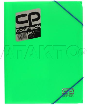Teczka gumka A4 neon/zielona CoolPack Patio 52115PTR