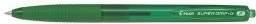 Długopis automatyczny olejowy zielony Super Grip G.op.12szt.