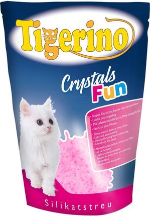 Tigerino Crystals Fun Kolorowy Żwirek Rożowy 3X5L (Ok 6,3Kg) 