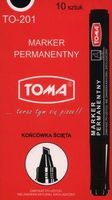 Zdjęcie Toma Marker permanentny 201 czarny 10 sztuk - Bukowno