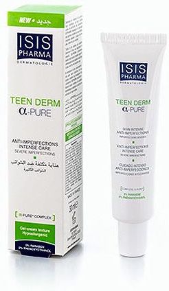 Isis Pharma Teen Derm a-Pure krem zwaczlczający zminy zapalne skóry trądzikowej 30ml