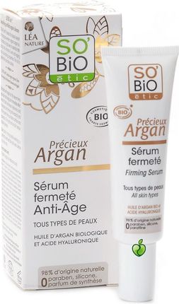 So Bio Etic Ujędrniające Serum Przeciwzmarszczkowe Argania 30 ml