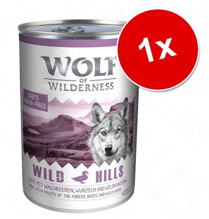 Wolf Of Wilderness Adult Green Fields Jagnięcina 1X400G