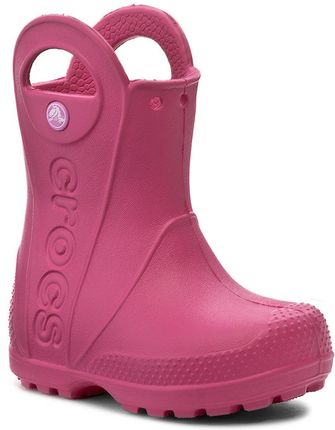 Kalosze CROCS - Handle It Rain Boot Kids 12803 Candy Pink