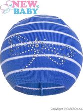 Zdjęcie Wiosenna czapka z dzianiny New Baby ważka niebieska - Gorlice