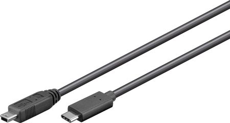 MicroConnect Mini USB - USB C (M/M) Czarny 0.5m (USB3.1CMB505) 