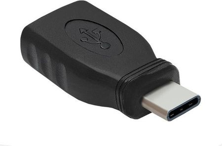 Qoltec Adapter USB typ C męski / USB A żeński (50396) 