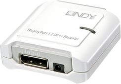 Lindy System przekazu sygnału AV Extender/Repeat, DisplayPort 1.2 DP+, do 20m, 2560x1600 (38413) - Przekaźniki audio-video