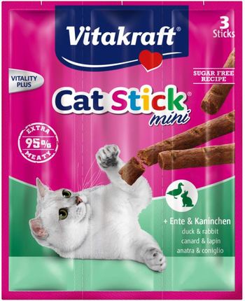 Vitakraft Cat Stick Mini Kaczka/ Królik 3szt
