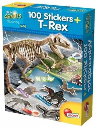 Lisciani I'm a Genius Dino 100 Stickers T-Rex