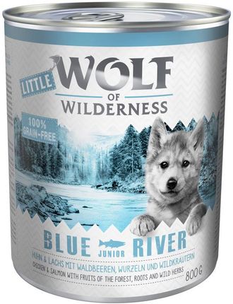 Littlewolf Of Wilderness Junior 6X800G Wild Hills Kaczka I Cielęcina