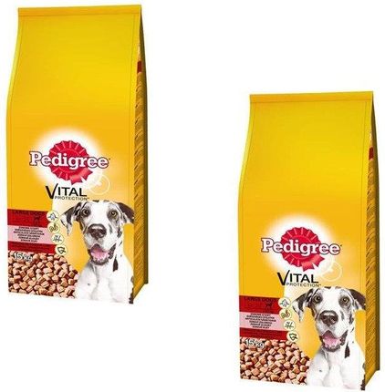 Pedigree Complete Adult Maxi Z Wołowiną I Ryżem 2X15Kg