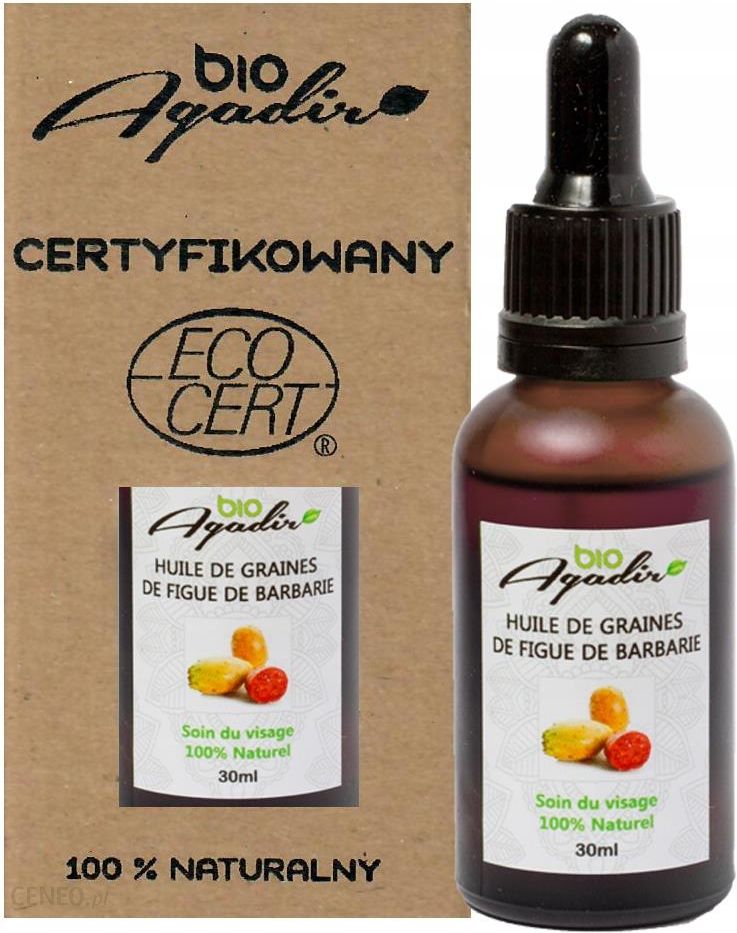  Bio Agadir 100% Czysty olejek z opuncji figowej EcoCert 30ml