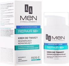 Zdjęcie AA Men Advanced Care Repair 60+ Krem do twarzy regenerująco-wzmacniający 50 ml - Konin