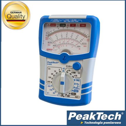 PeakTech Multimetr analogowy 600V 10A AC/DC 3385
