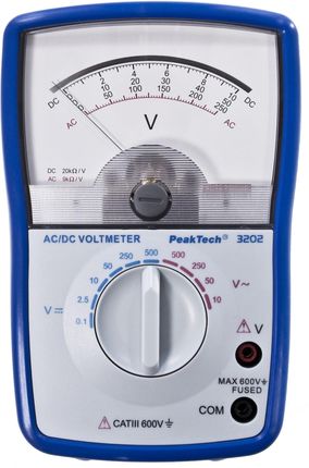 PeakTech Multimetr analogowy 500V AC/DC 3202