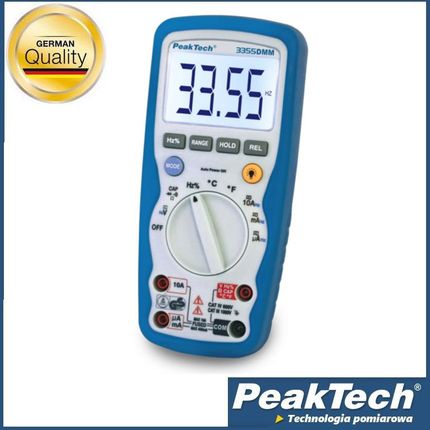 PeakTech Multimetr cyfrowy z LCD 3355