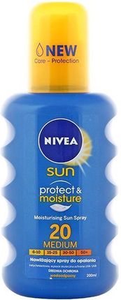 Nivea Sun Protect Moisture Nawilżający Do Opalania Spf20 200ml