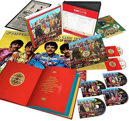 The Beatles: Sgt. Pepper's Lonely Hearts Club Band - Anniversary Editions (Deluxe) (Limited) [BOX] [4CD]+[Blu-Ray]+[DVD]