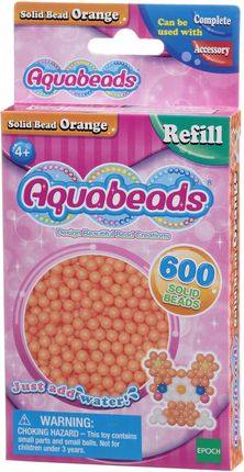 Epoch Aquabeads Zestaw litych koralików pomarańczowy
