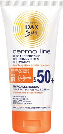 Dax Sun Dermo line Hipoalergiczny krem do twarzy SPF 50+ zapobiegający przebarwieniom 50ml