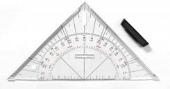 Zdjęcie Leniar Trójkąt nawigacyjny 25cm z zdejmow uchwyt - Ozorków