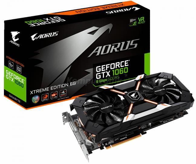 Gigabyte aorus gtx 1060 6gb обзор