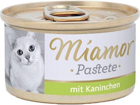 MIAMOR Katzenzarte Fleischpastete pasztet mięsny smak królik 24x85g