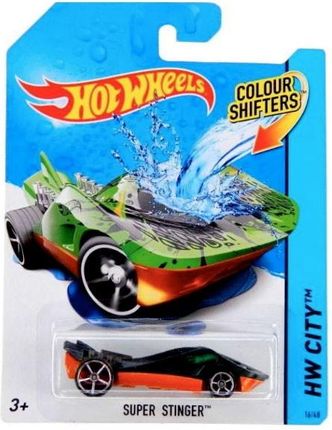 Hot Wheels Autokolorowańce Auto Zmieniające Kolor Super Stinger BHR19