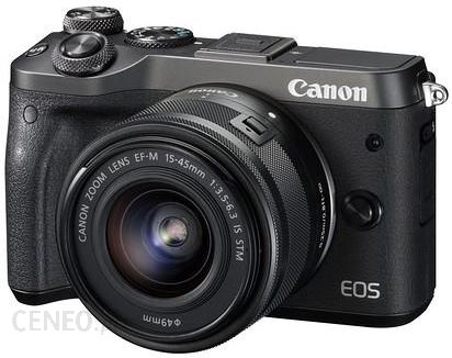  Canon EOS M6 czarny + 15-45mm