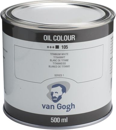 Talens Van Gogh farba olejna 500ml 105 Titan white