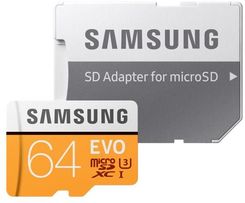 Karta pamięci microsdxc samsung evo 64gb