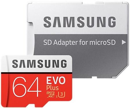Karta pamięci do aparatu Samsung EVO PLUS microSDXC 64GB UHS