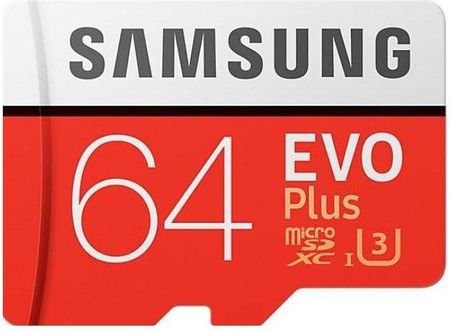Samsung EVO PLUS microSDXC 64GB UHS-I U3 (MB-MC64GA/EU)