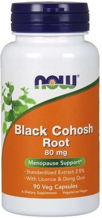 Now Foods Black Cohosh Root 90 kaps.