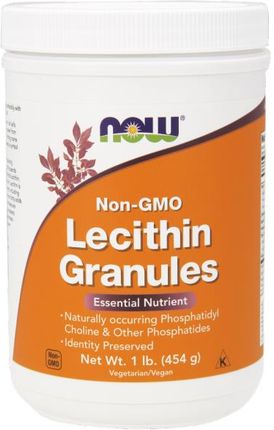 Proszek Now Foods Lecithin Granules Non-GMO 454 g