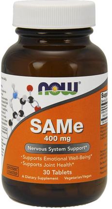 Now Foods SAMe 400 mg 30 tabl.