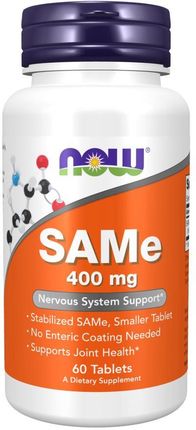 Now Foods SAMe 400 mg 60 tabl.